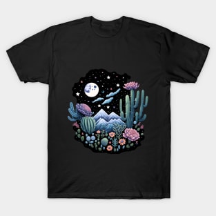 Mountains and Cactus T-Shirt